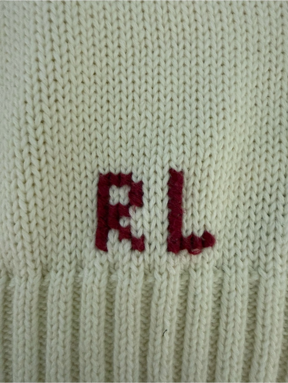 Polo by Ralph Lauren White Captain Bear Intarsia Crewneck Sweater❗️ - Picture 5 of 15